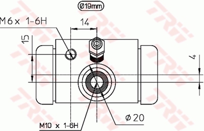 TRW BWD310 Fren Silindiri Yarıs 