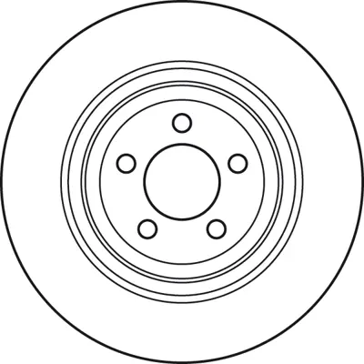 TRW DF6028S Fren Diski Arka Chrysler 300 C 04> Tüm Motorlar Hk 4779438AA 4779438AB