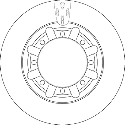 TRW DF6335S Fren Diski Arka Master Iı 05> 3.0 Dcı Havalı 289.8mm 5001864712 5010260609 20568713 21496552 5001864380 5001864712S