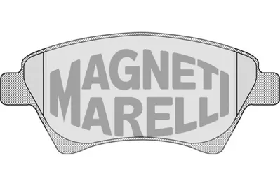 MAGNETI MARELLI 323700001100 Fren Balatası Ön Megane Iı 02>05 Scenıc 03> Grand Scenıc Iı 04> 410601241R 410608713R 41061241R 7701206044 7701207184 7701207672 7701208122 7701209444 7701209697 8671016184