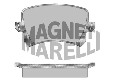 MAGNETI MARELLI 323700005800 Fren Balatası Arka Passat B7 10> Sharan 10> Tıguan 07> / A6 01> Q3 11> / Alhambra 10> 4F0698451D 4F0698451E 5N0698451 8E0698451F 8E0698451J 8E0698451M JZW698451 JZW698451D 1K0698451 1K0698451B