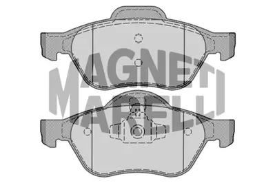 MAGNETI MARELLI 323700008400 Fren Balatası Ön Megane Iı 05> Scenıc Iı 05> 410601237R 7701209100 7701209670 7701210127 7711130086 8671016654 7701206598 7701207615 7701207977 7701208182