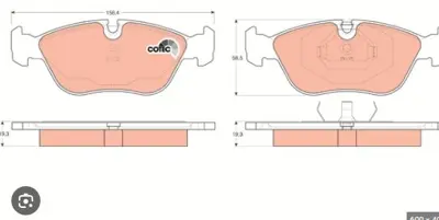 PROWALLE 1159 Dısk Balata Volvo-850,S70,V70 On Gdb1159 GDB1159