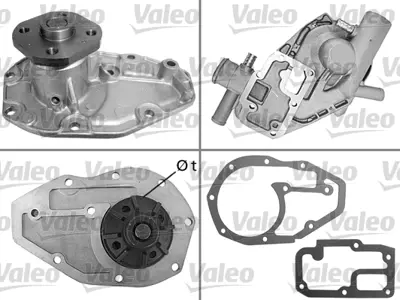 ZENON RN9324 Devırdaım (Su Pompası) Renault R12 7701502962 7701502963 260787 31009798 3267343 32673436 326743 3267439 7701457415 7701452155