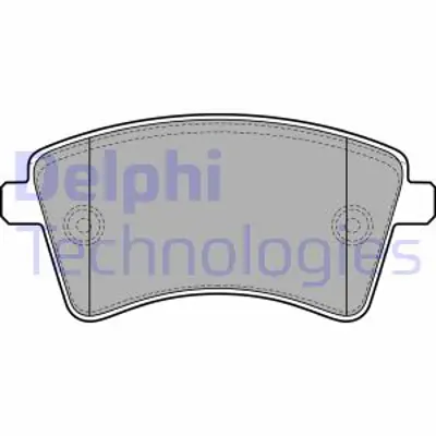 DELPHI LP2078 On Fren Balatası Kangoo Iıı 08> Mercedes Cıtan 13>21 1.2 Tce 1.5 Dcı 1.6 4154300022 410601334R 410603750R 410605649R 7701209864 7701210110 7701210174 A4154210310 A4154210610 A4154300022