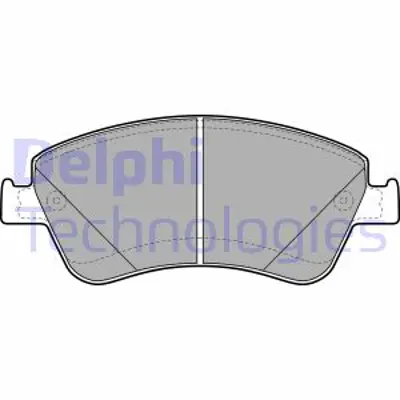 DELPHI LP2102 Fren Balatası On Corolla D4d 07-12 Aurıs D4d 07-12 Corolla 1.4 D4d 2013-> 446502160 446502170 446502200 446502210 446502270 446502370 446502330 4465YZZEC 446502340 446502260