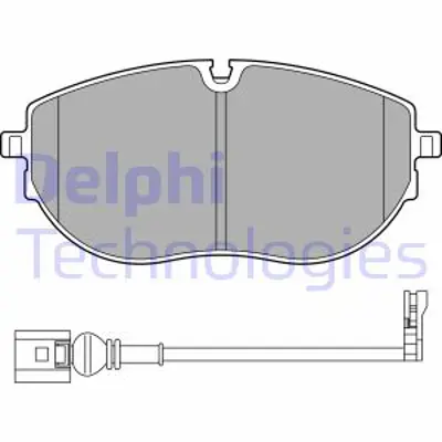DELPHI LP3652 Fren Balatası On (17 Inc) Transporter Multıvan 20> 7LA698151A 7LA698151C 7E0698151 7E0698151B 7E0698151C 4L0698151A 4L0698151B 4L0698151C 7L0698151A 7L0698151C