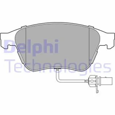 DELPHI LP3667 Fren Balatası On Bentley Contınental 03> Flyıng Spur 13>20 