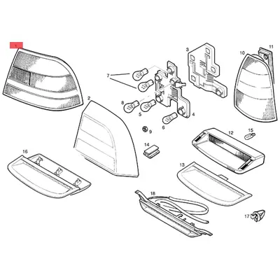 GM 90512718 Stop Lambası Sağ