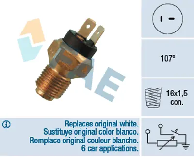 TOFAS 504127558 Sensor Isı                 Dct 133893 1338F7 4837950 504127558 500334723