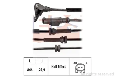 TOFAS 52157646 Sensor,Abs ORJINAL