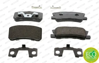 FERODO FDB1992 Fren Balatası Arka 4007 07> 4008 12> /  Asx 10> Grandıs 04> Outlander 07> Pajero 00> Gdb3247 425448 5191271AB 425391 MN102628 MR510544 MZ690346 4605A447 4605A448 4605A487 4605A502