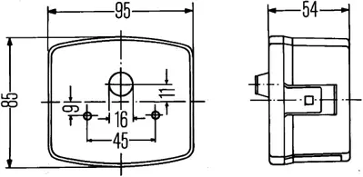 HELLA 2SD 003 182-051 Stop Lambası Unıversal Sol 
