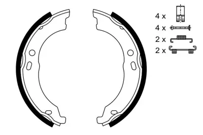 TOFAS 77364023 El Fren Balatası Ducato 06> / Boxer 06> / Jumper 06>172×42 4141N5 6001073079 77364023 4241N5 77363479 5K0698231 5K0698231A 1611457480 422835 424930