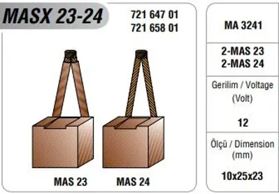 MEGA MASX 23-24 Marş Kömürü MASX 23-24