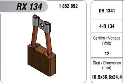 MEGA RX 134 Marş Kömürü Dev Fatıh 2005825077