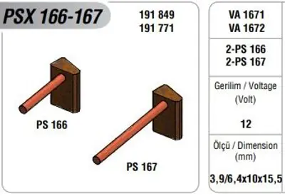 MEGA PSX 166-167 Marş Kömürü Albea Mjtd PSX 166-167