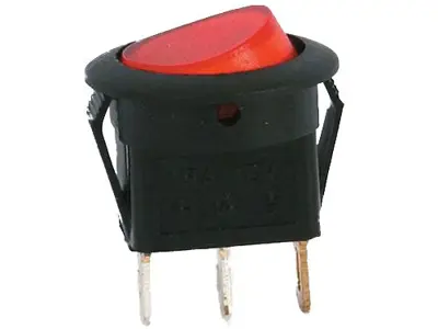 AKSA 11-020 Oval Işıklı Açma Kapama Anahtarı 