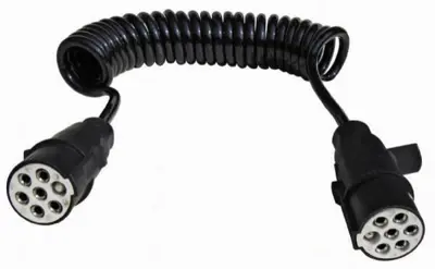 AKSA 14-032 7lı Plastik Römork Prızı Kablolu S Tip Yedılı 