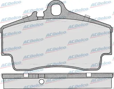 DELCO AC058727D Fren Balatası Arka Porsche Cayman Boxster 06> 