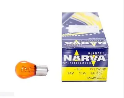NARVA 17649 24v 93 21w 1141 Sarı Yt Heavy Duyt Ampül 7510 