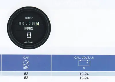VDO-BR 112213 Motor Calısma Saatı 