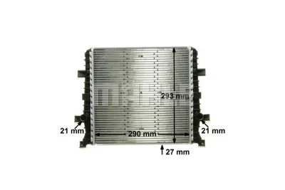BEHR MAHLE CR 1025 000P Su Radyatörü 7L8121212A 60358 8MK376750341 7LB121212A
