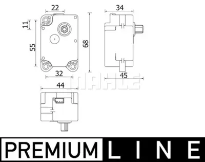 BEHR MAHLE AA 71 000P Kalorıfer Motoru Land Rover Freelander 2 L359 06>14 