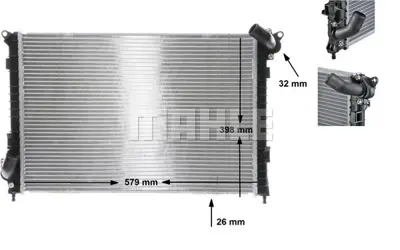 BEHR MAHLE CR 984 000S Motor Su Radyatoru Mını R52 R53 1475554