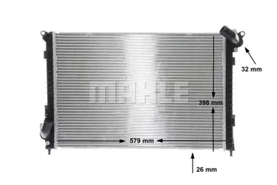 BEHR MAHLE CR 984 000S Motor Su Radyatoru Mını R52 R53 1475554