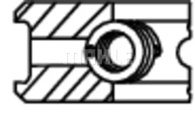 BEHR MAHLE 01028N0 Motor Segmanı Tempra - Slx 1,6 (86,4mm - Std) 55170283