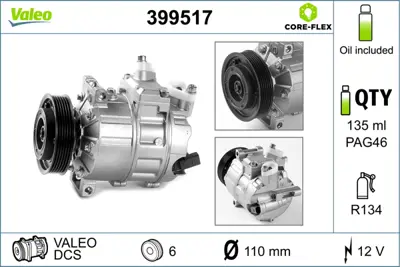 BOSCH 1986AD1035 Klıma Kompresörü 5Q0820803A 5Q0820803E 5Q0820805 5Q0820803C 5Q0820803 5Q0816803F 5Q0816803D 5Q0816803B 5Q0816803 5Q0820803F