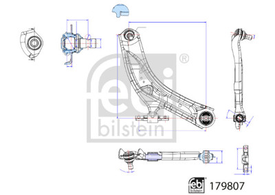 FEBI BILSTEIN 179807 Salıncak 545004CA0A|545004CA1A|54