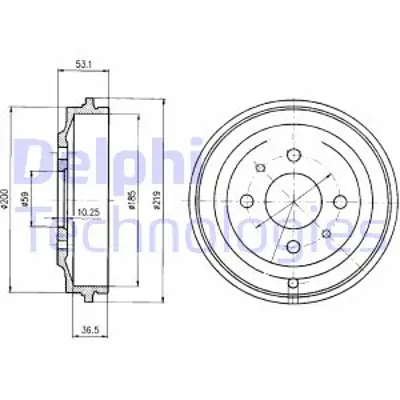 DELPHI BF389 Fren Kampanasi 