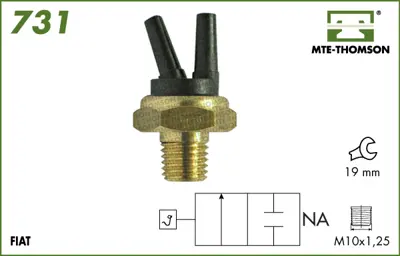 ZENON FI8801 Manıfold Hız Musuru (Sıyah-Sarı) F.M131-Slx-Tempra-Tıpo- 7541872