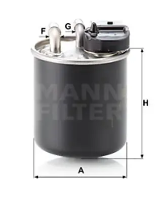 MANN FILTER WK 820/16 Yakıt Fıltresı A6510900852 A651090085205 A6510903152 6510900852 6510903152 A6510908052