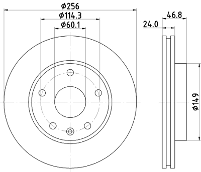 ITHAL FPD-10116 Fren Diski Ön Leganza 97> 2.0 16v 2.2 16v 96218420 96238673 D96207566 96995000 96207566 94535982 94535259 94535253 926739010 926739004