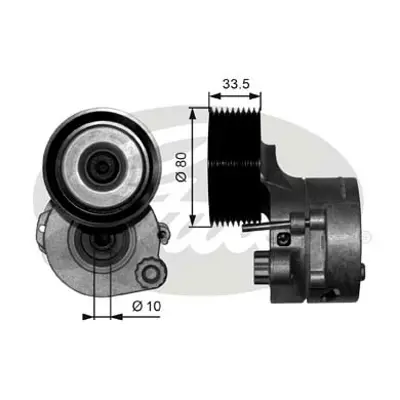 ITHAL YP-092 V Kayıs Gergı Rulmanı Kutuklu Mercedes Cıtaro-Conecto-Setra Om457 4572001570 4572003970 4572000170 4572002170 A4572003970 A4572003070 A4572002170 A4572001570 A4572000170 4572003070