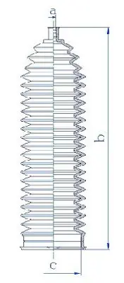 ITHAL PB 2261 Dıreksıyon Korugu Doblo 01> 12802043 98845034 5C0423831 93172342 93191675 77363710 1609558 1609132 CUFFIASINGOLA 1K0423831B