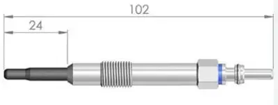 ITHAL BUJI-103436 Isıtma Kızdırma Bujisi Doblo 1.9 Jtd 01 0250202036