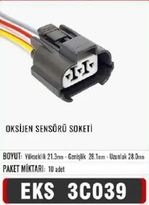 ITHAL EKS.3C039 Oksijen Sensörü Soketi 