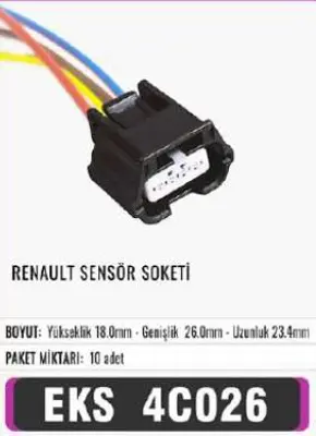 ITHAL ERM.4C026 Renault Sensor Soketı 