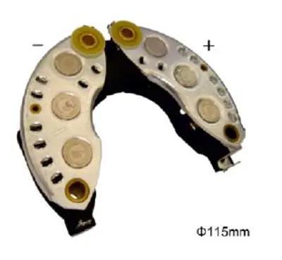 ITHAL WIN-10-IPR252 Alt Dıot Tablası 80a 6 Dıot Valeo Tıpı R11 R19 R21 Sagdan Ikazsız Kapasıtorlu Rp-07 