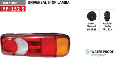 ITHAL YP-152S Stop Renault Premıum Daf Stop Soketlı  5001846847 1401713 