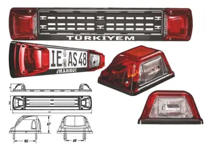 ITHAL CERAY-201002-LED Plaka Lambası Maxı Led 