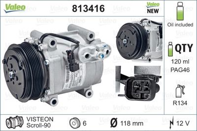 BOSCH 1986AD1065 Klıma Kompresörü 1514842 1522102 1536196 1767718 8V5119D629DD 8V5119D629DE 8V5119D629DF 8V5119D629DG DF7861450C DF7861450B