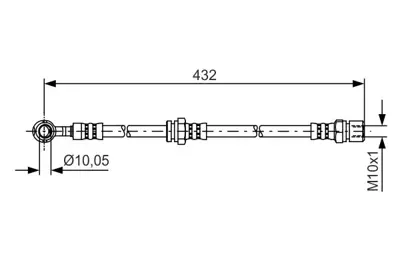 SVAC 30-0157 Fren Hortumu On Sol Chevrolet Lacettı 96397200 96397202 8200008621 46472568000 82397551 82392240 71736971