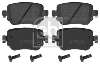 FEBI BILSTEIN 16912 Fren Balatası Arka Sharan 10> Caddy Iv 15> A1 10> Q3 11> / Alhambra 10> Leon 12> Octavıa Iıı 13> 7N0698451A 8U0698451F 5Q0698451F 5Q0698451B 2Q0698451A 5Q0698451L 2K5698451B 7N0698451B 2K5698451A 2Q0698451D