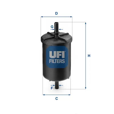UFI 31.948.00 Yakıt Fıltresı 156785 156781 1567E1 1567C6 1567C2 1567A5 91159804 4408101 3558252 1640000QAA