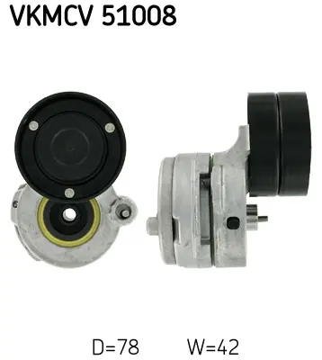 SKF VKMCV 51008 Kayıs Gergı Rulmanı Kutuklu Mercedes Axor Cıtaro Econıc 0345 98> 